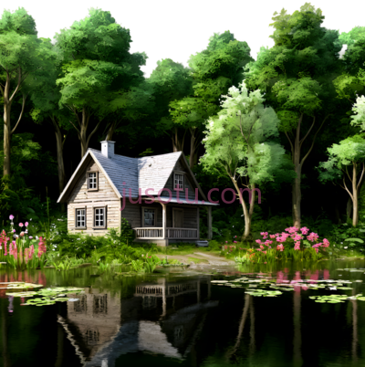 小屋,乡村,白色,灰色, PNG