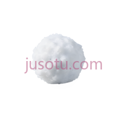 雪球,实心,白色PNG