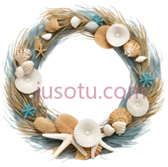 花环,自然风干,白色,米色,棕色PNG