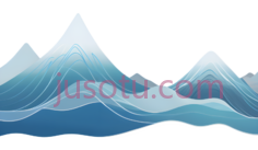 山脉,抽象,蓝色,白色PNG
