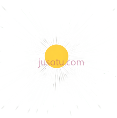 太阳,放射状线条,黄色, PNG