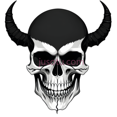 骷髅,恶魔, PNG