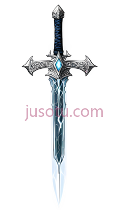 剑,幻想,蓝色,银色PNG