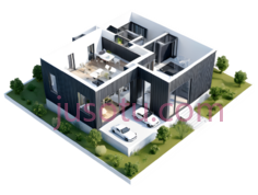 房屋,现代,灰色PNG