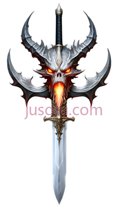 剑,幻想,银色,红色,黑色PNG