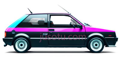 汽车,复古,紫色, PNG