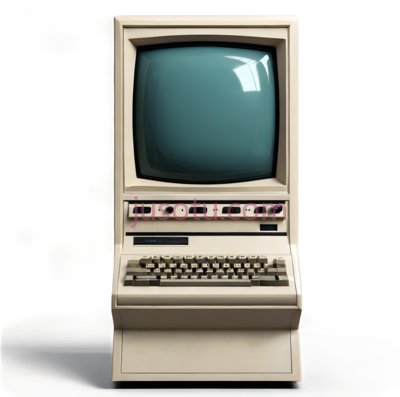 复古电脑, PNG