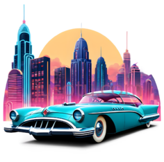 汽车,复古,蓝色PNG