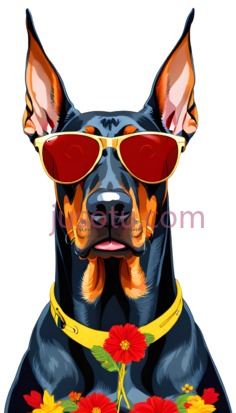 狗,卡通,黑色, 红色PNG