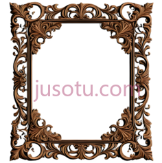 花纹边框,复古,金色PNG