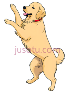 狗,卡通,浅棕色PNG