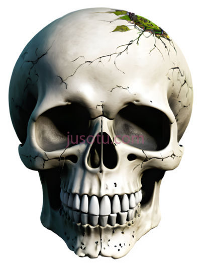 骷髅,数字,白色, PNG
