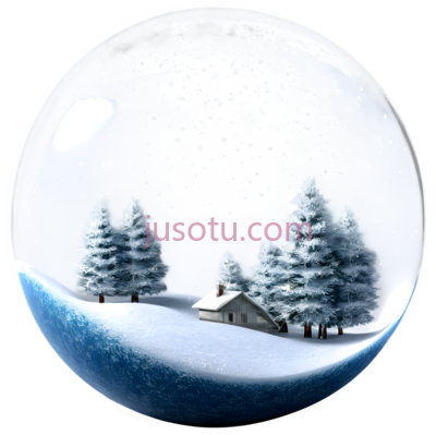 雪球,冬季风景,蓝色,白色, PNG