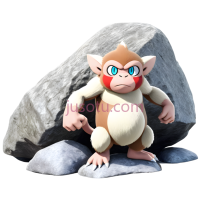 猴子,卡通,浅棕色, PNG