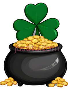 四叶草,卡通,绿色PNG