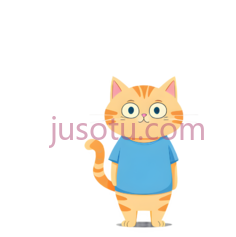 卡通猫,说话,猫PNG