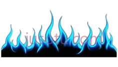 火焰,抽象,蓝色PNG
