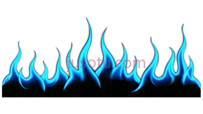 火焰,抽象,蓝色, PNG