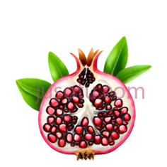 石榴,果实,红色,果汁,种子PNG
