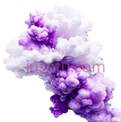紫色云, PNG