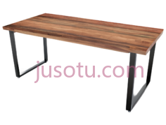 桌子,现代,棕色PNG