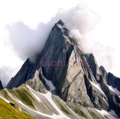 山峰,自然景观,灰色,白色,绿色, PNG