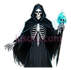 死神,卡通,黑色PNG