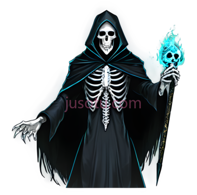 死神,卡通,黑色, PNG