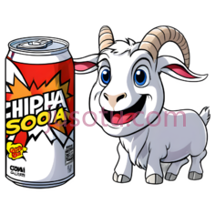 饮料罐,卡通,白色,红色,黄色PNG