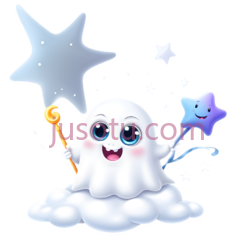 卡通幽灵,可爱,白色PNG