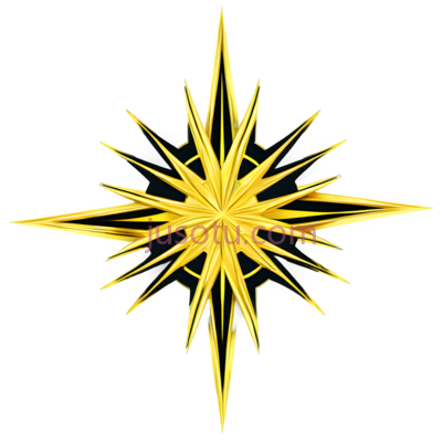 星形,几何图形,黄色, PNG