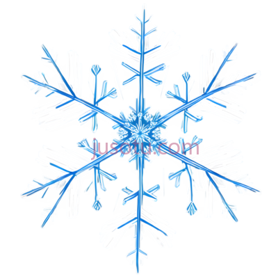 水墨,雪花, PNG