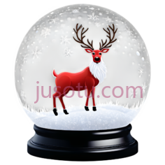 雪球,卡通,白色,红色PNG