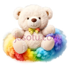 玩具熊,可爱,白色PNG