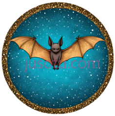 蝙蝠,卡通,橙色PNG