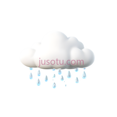 卡通,雨云, PNG