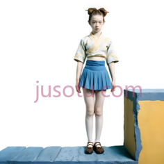 少女,黄色调PNG