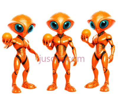橘子外星人,科幻, PNG