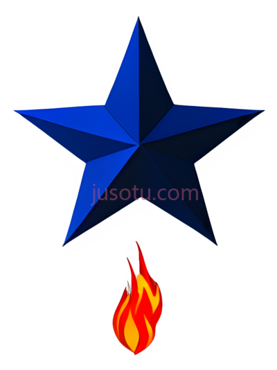 星星,几何图形,蓝色, PNG