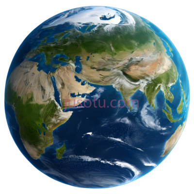 地球,卡通,蓝色,绿色,白色, PNG