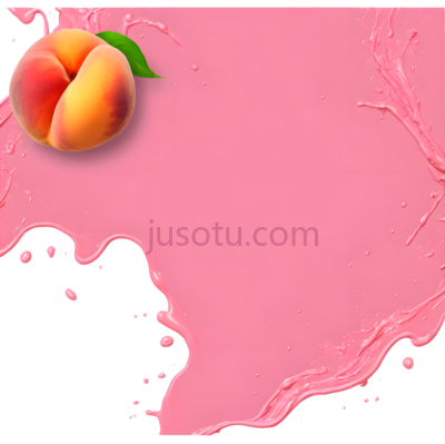 桃子,卡通,黄色,红色, PNG