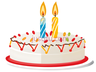 生日蛋糕,蜡烛, PNG