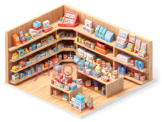 玩具,书籍,文具,卡通,现代,蓝色PNG