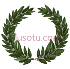 半月桂冠PNG
