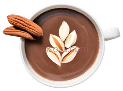 可可杯,杏仁奶,热巧克力, PNG