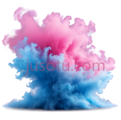 云,抽象,蓝色,粉色PNG