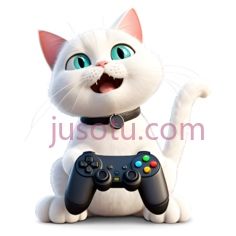 卡通猫,三维动画,白色, PNG