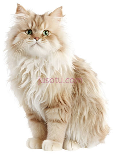 猫,长毛,浅棕色, PNG