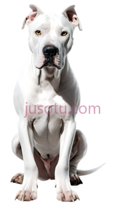 狗,坐姿,白色PNG