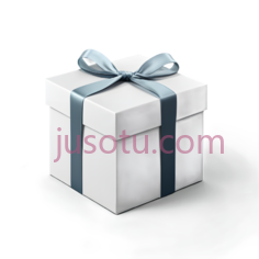 礼品盒,丝质PNG